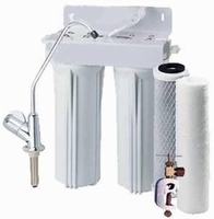 Purificateur d`eau sous évier double anti-nitrates